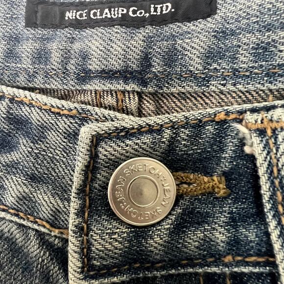 Nice Claup Co. Women's Size 26 The Basic Jeans Distressed Ankle Japanese Brand - Picture 3 of 11